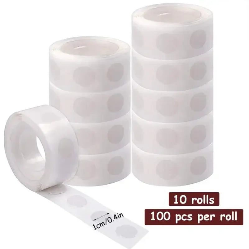 Balloon Glue Dot Adhesive Point Tape Double Sided Clear Sticky Glue