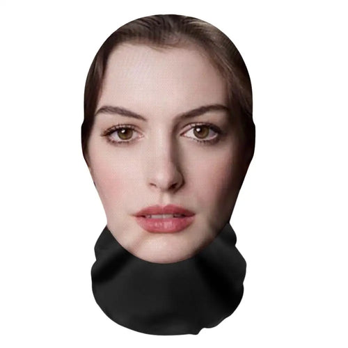 2025 New 3D Printed Mask Funny Mesh Mask Full Face Headwear Elastic