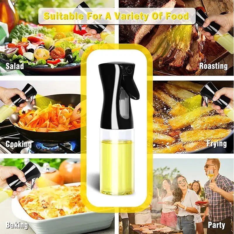 200/300/500mlOil Spray Plastic Household Kitchen Oil Spray Bottle Or