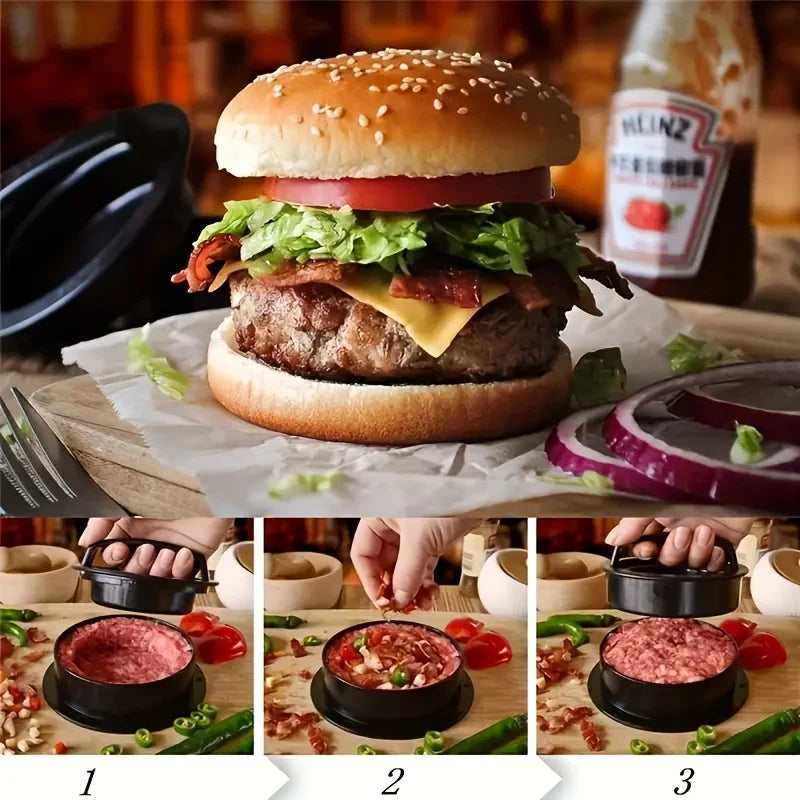 1 Set, Suitable for RV Kitchen, Non-stick Hamburger Machine, Meat Pie