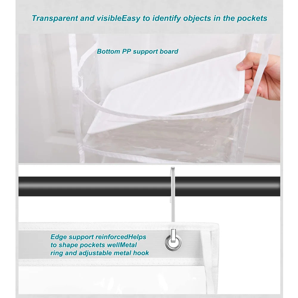 4/6 Layer Hanging Organizer Behind The Door Storage Bags For Clothes