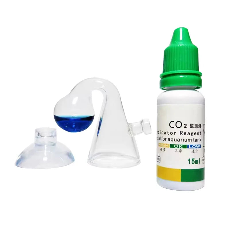 Aquarium CO2 Indicator Solution Monitor Plants Grass CO2 System
