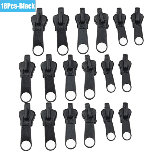 6/36pcs Fix Zip Puller Universal Instant Zippers Fix Zipper Repair Kit