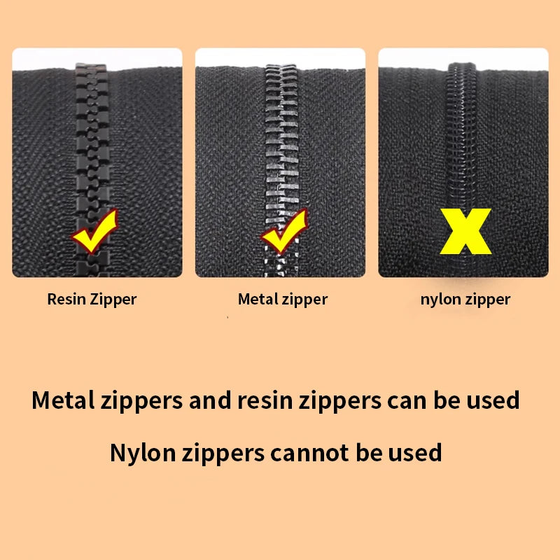 Universal Detachable Metal Zipper Slider Puller Detachable Instant