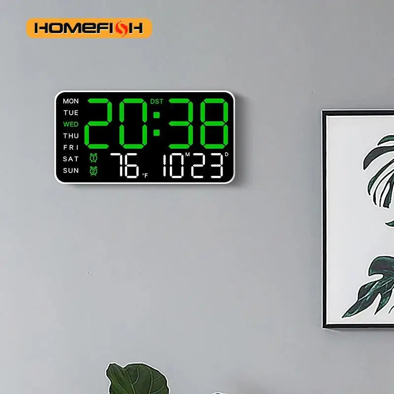 Giant Intelligent Digital Wall Clock｜One screen to control