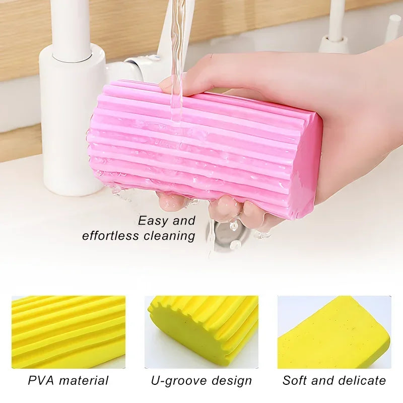 1/3/6pcs Dust Cleaning Sponges Pva Sponge Water Absorption Cleaning