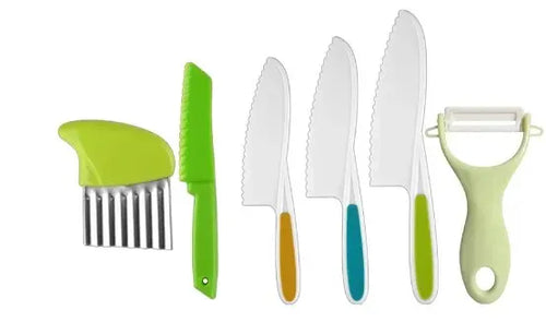 Kids Cooking Cutter Set Kids Knife Toddler Cutter Plastic Cake Fruit