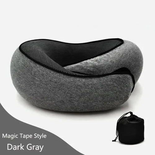Travel Neck Pillow Memory Foam U-shaped Pillow Snail Style Travel Neck