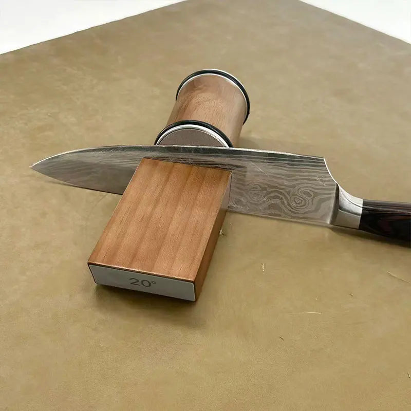 Rolling Knife Sharpener Magnetic Knife Holder Diamond Sharpening Stone