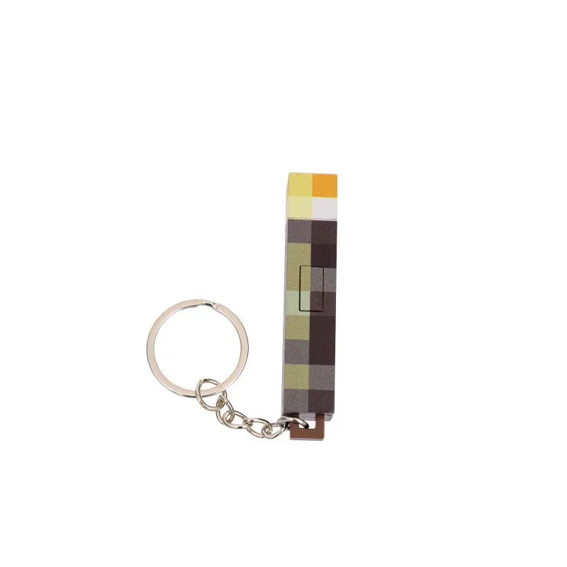 Mini Rechargeable Flashlight Keychain | Plastic Material Game Model