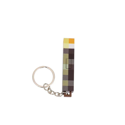 Mini Rechargeable Flashlight Keychain | Plastic Material Game Model