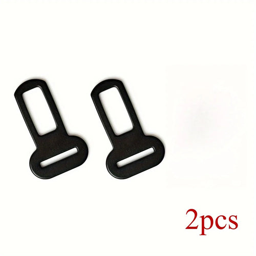 Pet Seat Belt Adapters - Car Metal Clips for Pet Leashes, Compatible