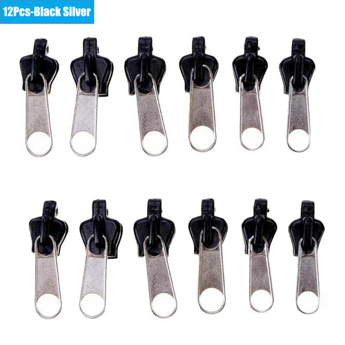 6/36pcs Fix Zip Puller Universal Instant Zippers Fix Zipper Repair Kit