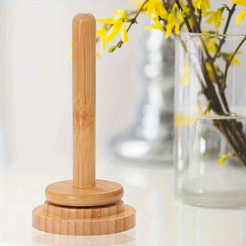 Bamboo And Wood Yarn Stand Yarn Spool Home Braided Yarn Spool Storage