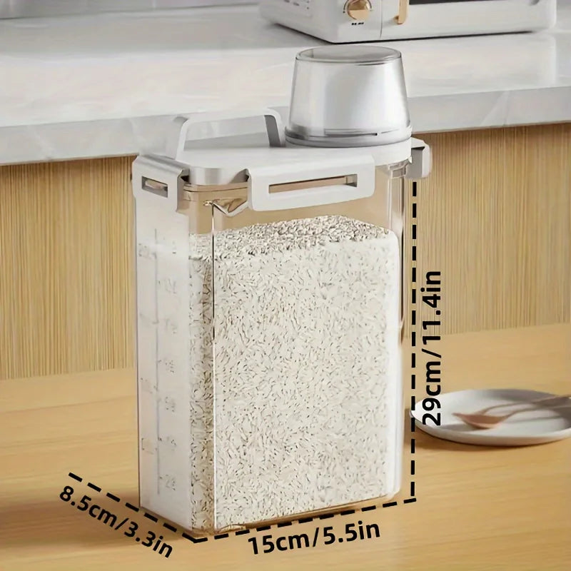 1PC sealed storage container 2.5L portable food storage box with lid