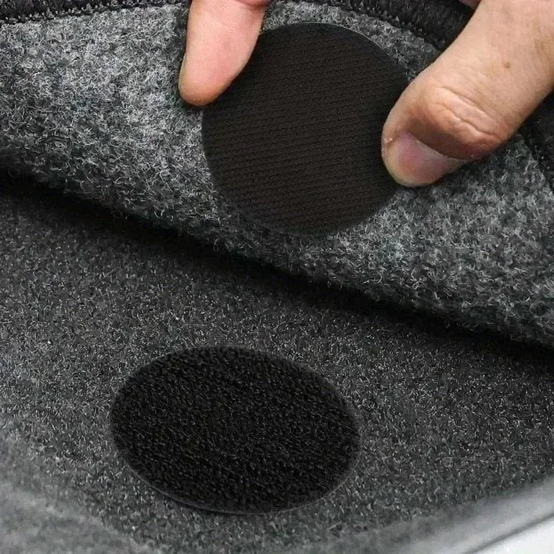 100PCS double-sided Household Use Touches Fastener Black Pad Fixed