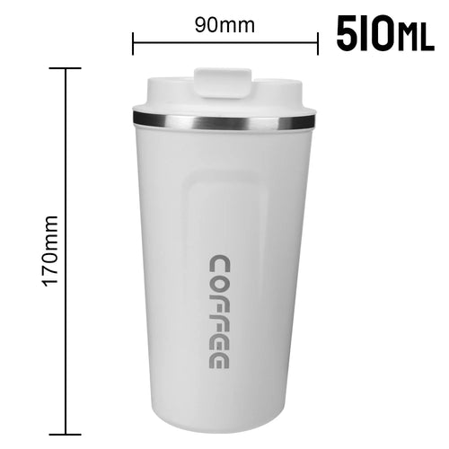 Thermo Cafe Coffee Mug Car Thermos Mug 380/510ML Leak_Proof Travel