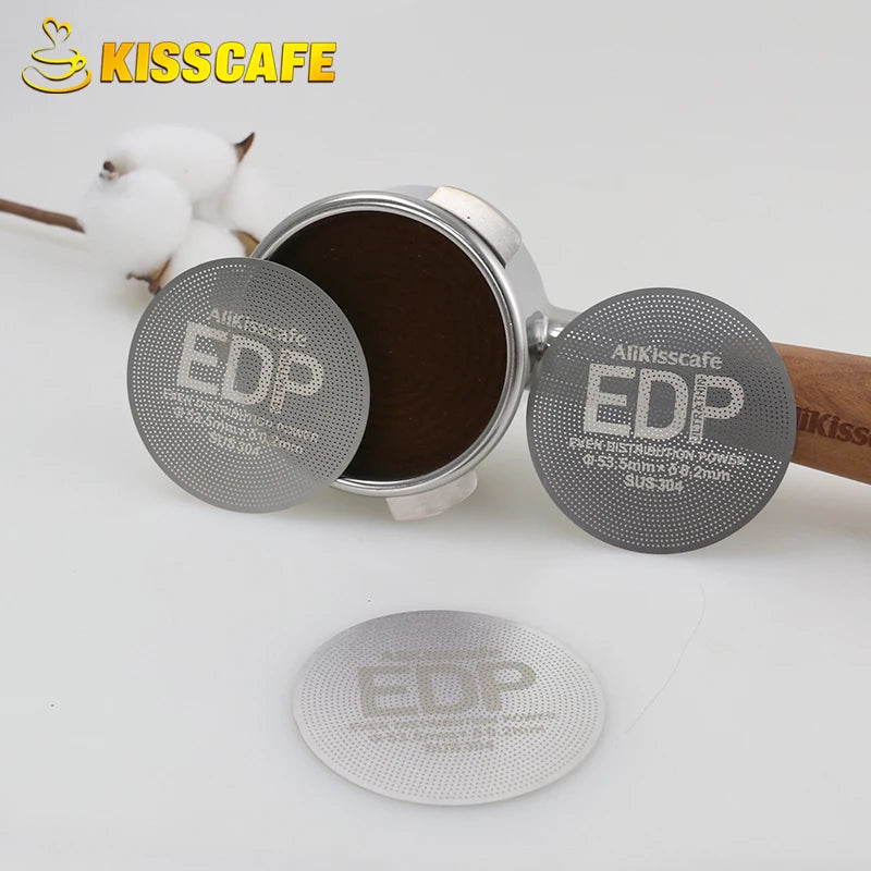 Alikisscafe Coffee Puck Screen 0.2mm Espresso Filter 51mm 53.5mm