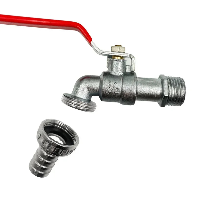 1/2inch Garden Irrigation Brass Faucet IBC Tank Water Tap Single