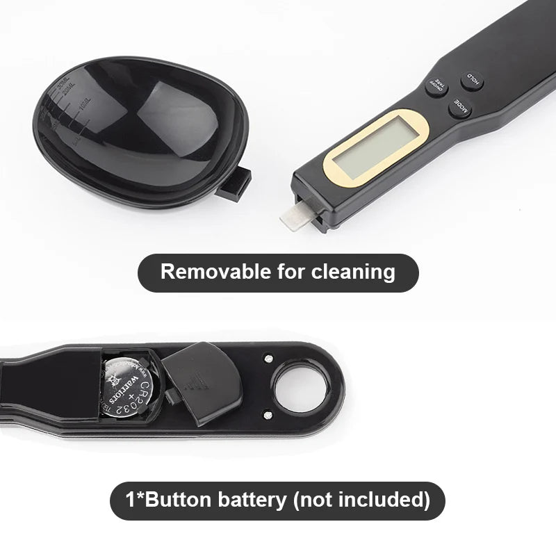 500g/0.1g Weight Measuring Spoon Portable LCD Digital Kitchen Scale