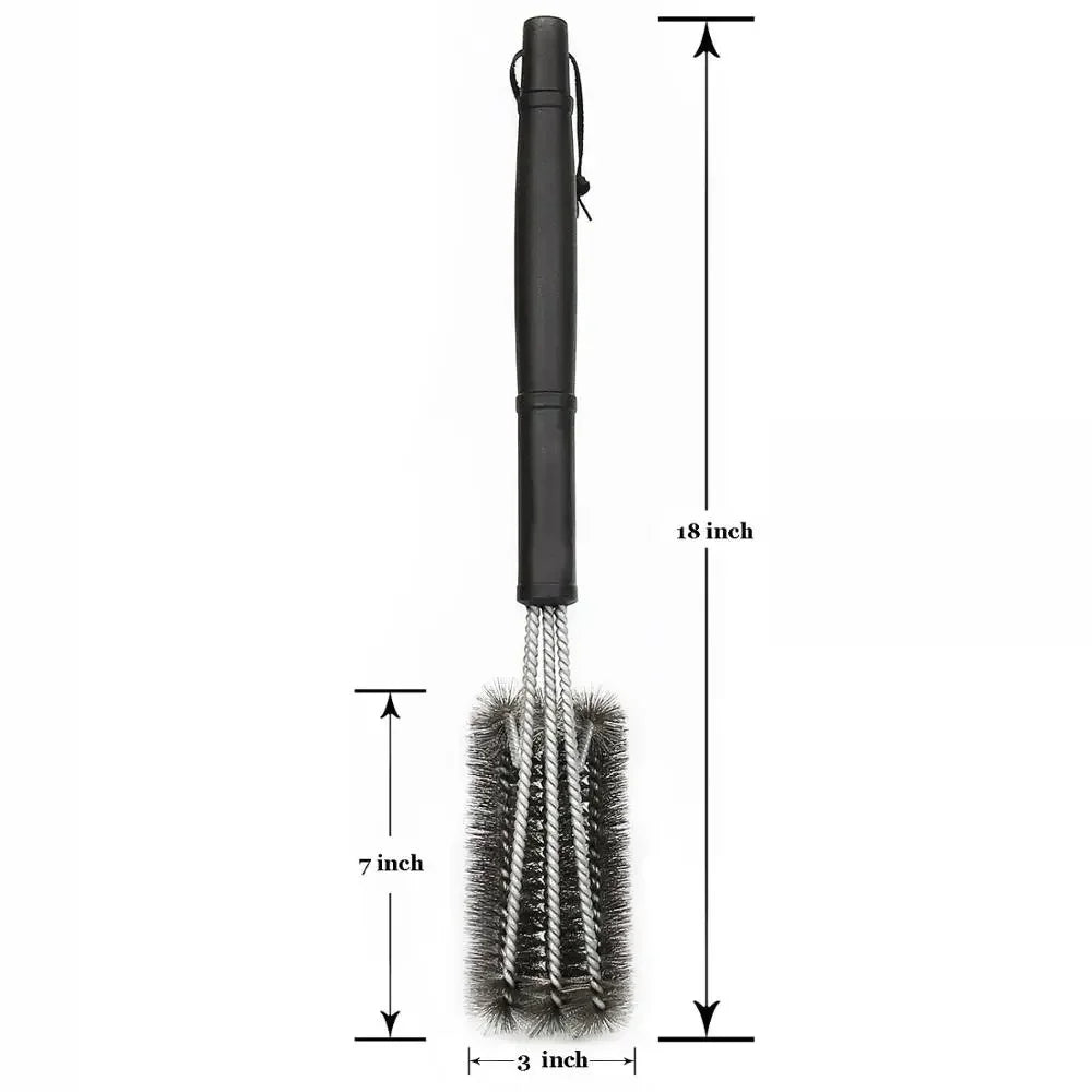 Barbecue Grill BBQ Brush Clean Tool Grill Accessories Stainless Steel
