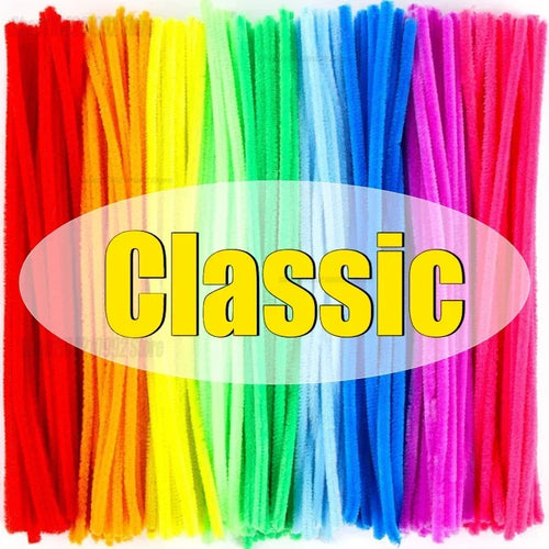 Pipe Cleaner Wire Pipe Cleaners Colorful Chenille Stems DIY Plush