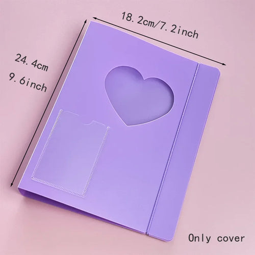 A5 Photocard Binder Cover Kpop Photo Album Simple Card Binder Collect
