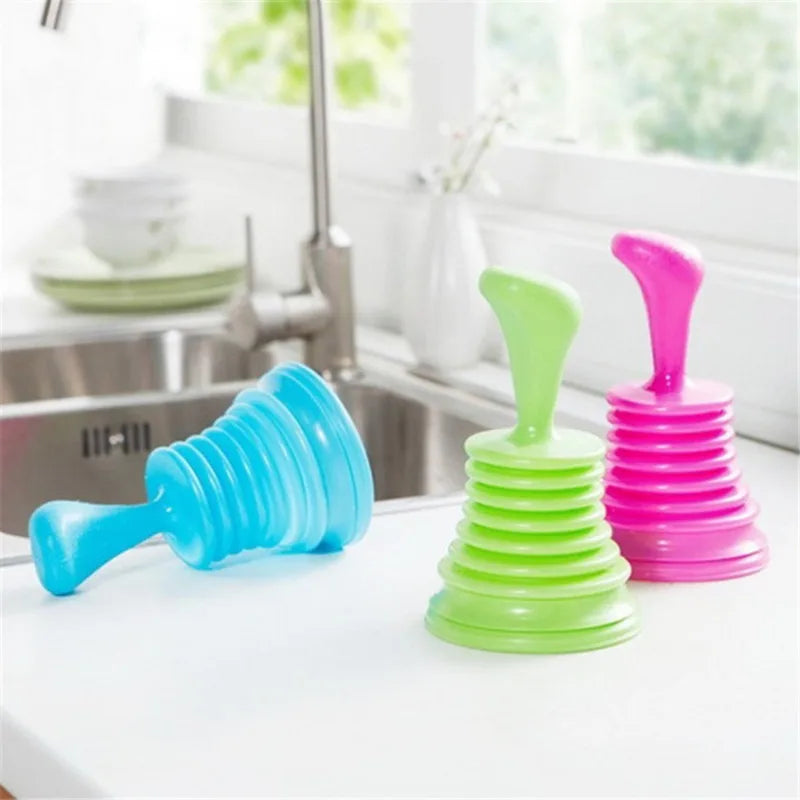 1PC Pipeline Dredge Suction Cup Toilet Plungers Press Cleaning Sink