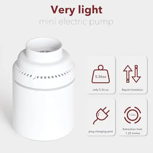 Electric Vacuum Pump for Storage Bags EU US Plug Portable Air