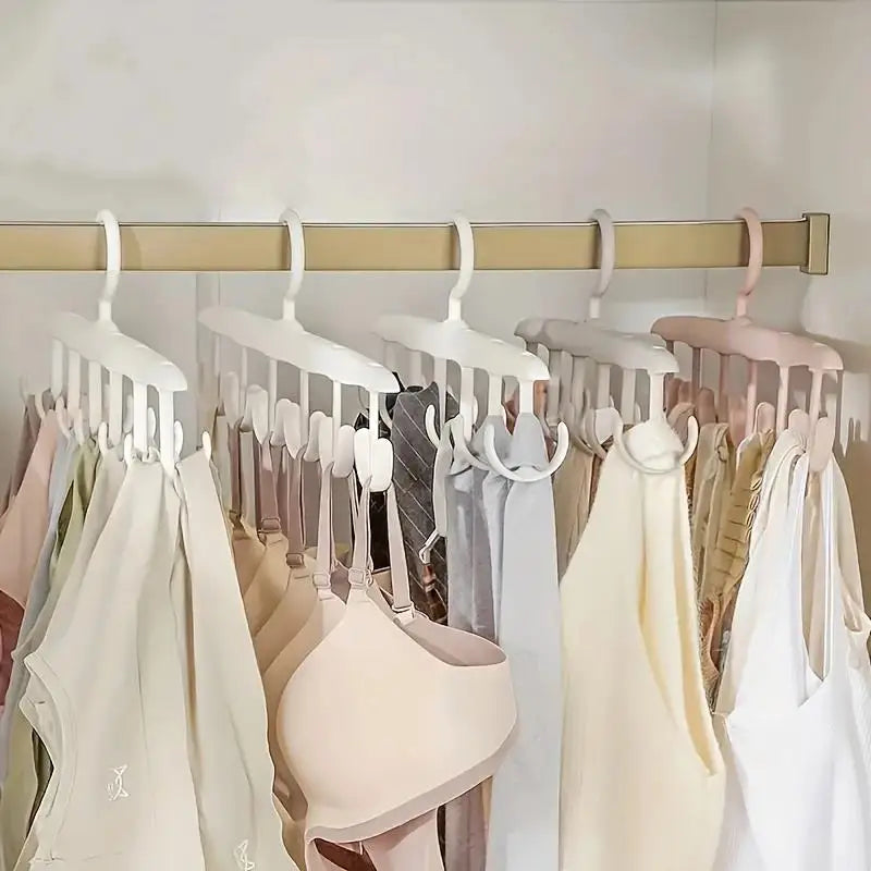 12-Hook Rotating Hanger – Space-Saving Closet Organizer for Ties,