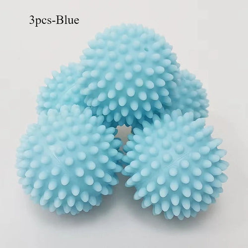 Anti-wrap laundry ball round pure white magic cleaning drum washing