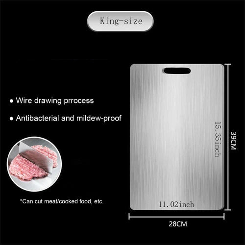 Stainless Steel Panel and Chopping Board Kitchen Household Thickened