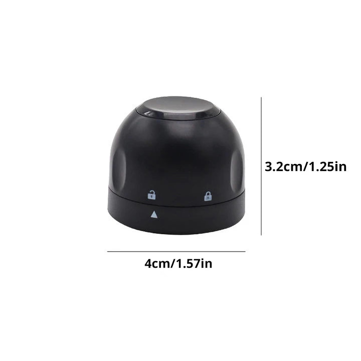 1pc Black Domestic Kitchen Sealing Red Wine Bottles Stoppers Mini