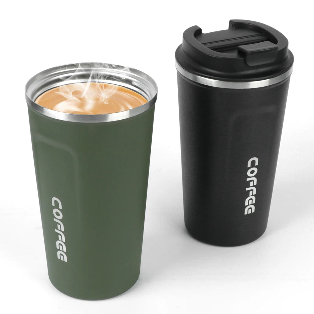 Thermo Cafe Coffee Mug Car Thermos Mug 380/510ML Leak_Proof Travel