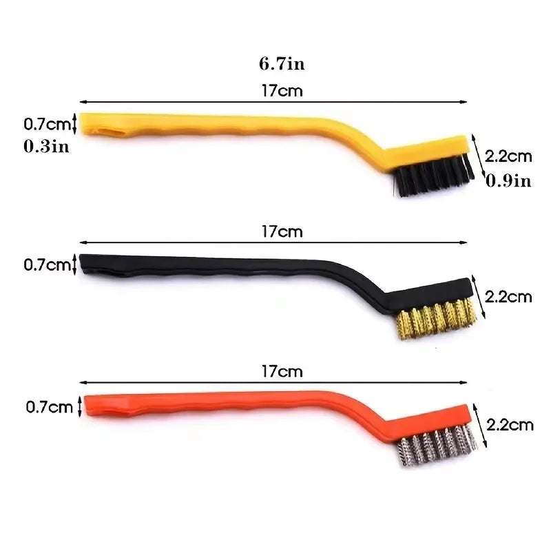 7 Inches Stainless Steel  Brush Brass Cleaning Brush Polishing Rust