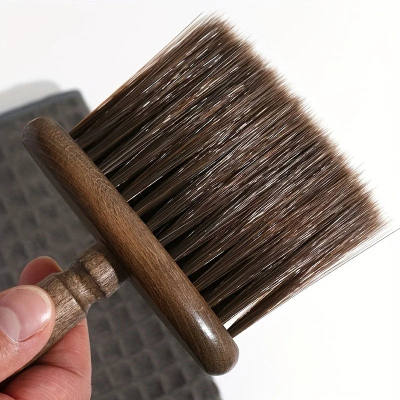 Walnut Wood Coffee Grinder Cleaning Brush - Soft Bristle, Multi-Use