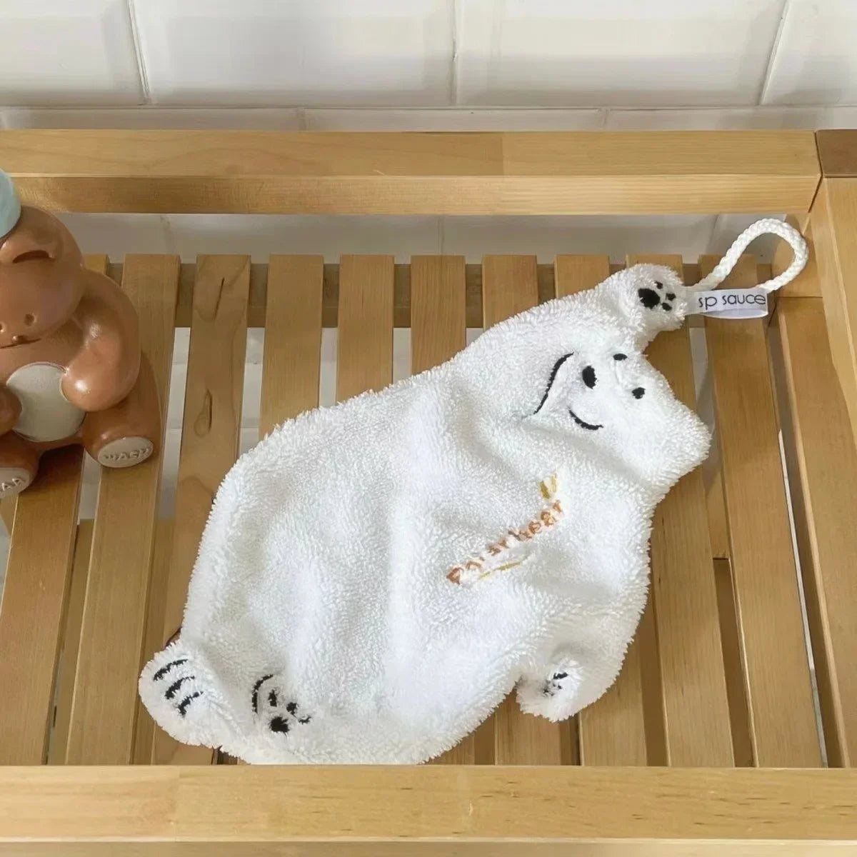 Polar Bear Hand Wiping Towel Super Absorbent Hanging Kitchen Towel