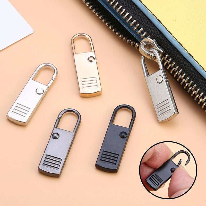 5pcs Detachable Zipper Pull, Replacement Zipper Accs For Jeans &