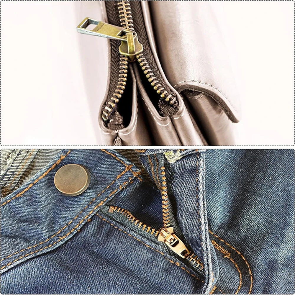 Zipper repair kit fixing box and insertion pin 3#5#8#10 for bag coat