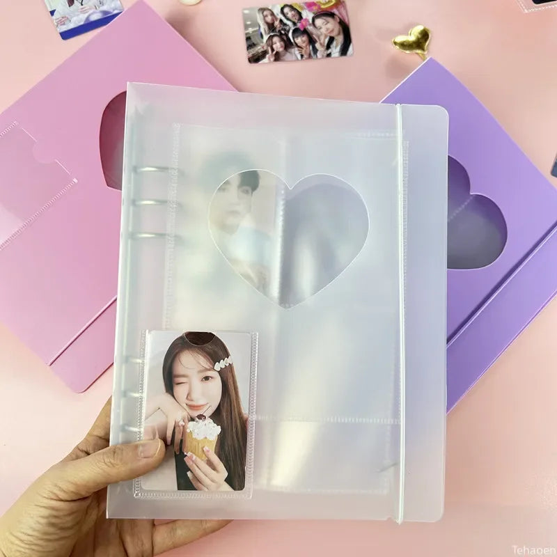 A5 Photocard Binder Cover Kpop Photo Album Simple Card Binder Collect