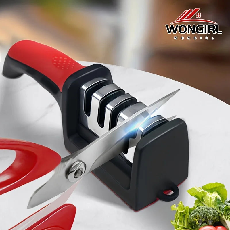 1pc professional blade sharpener, tungsten diamond ceramic sharpening