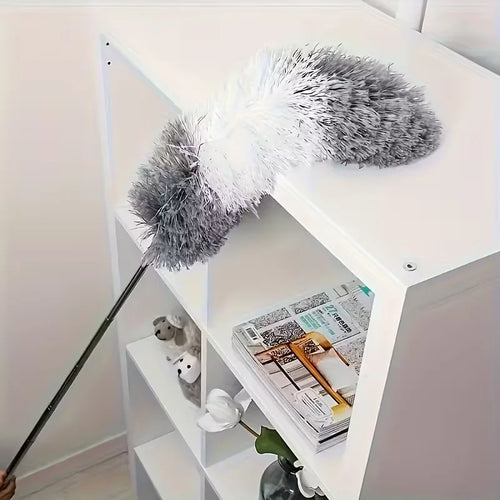 Extra-Long Retractable Duster with Bendable Head - 60.63inch