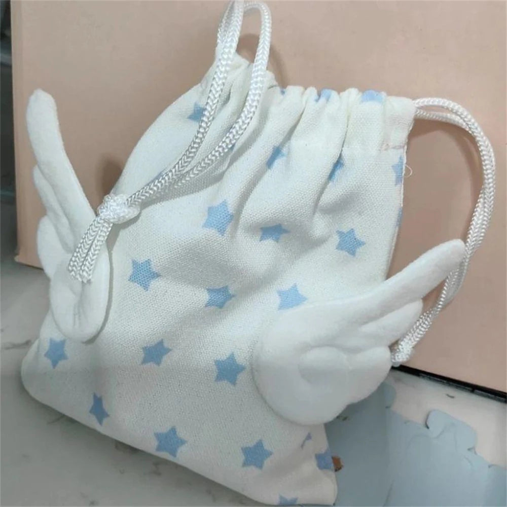 Fashion Portable Bundle Pocket Rope Drawstring Design Women Cosmetics