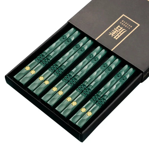 5Pairs High Quality Japanese Non-Slip Chopsticks Korean Home Hotel