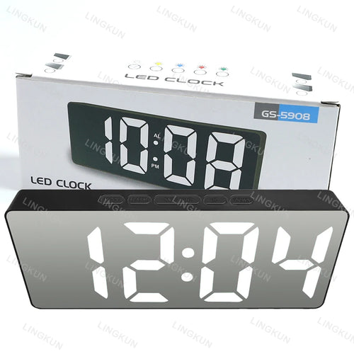 Latest Digital Clock LED Alarm Clock Bedroom Electronic Desktop Clock