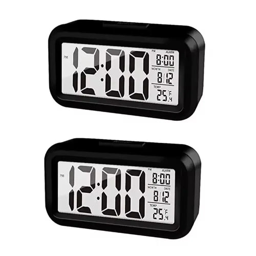 1pc LED Multifunction Digital Alarm Clock  Electronic Backlight Table