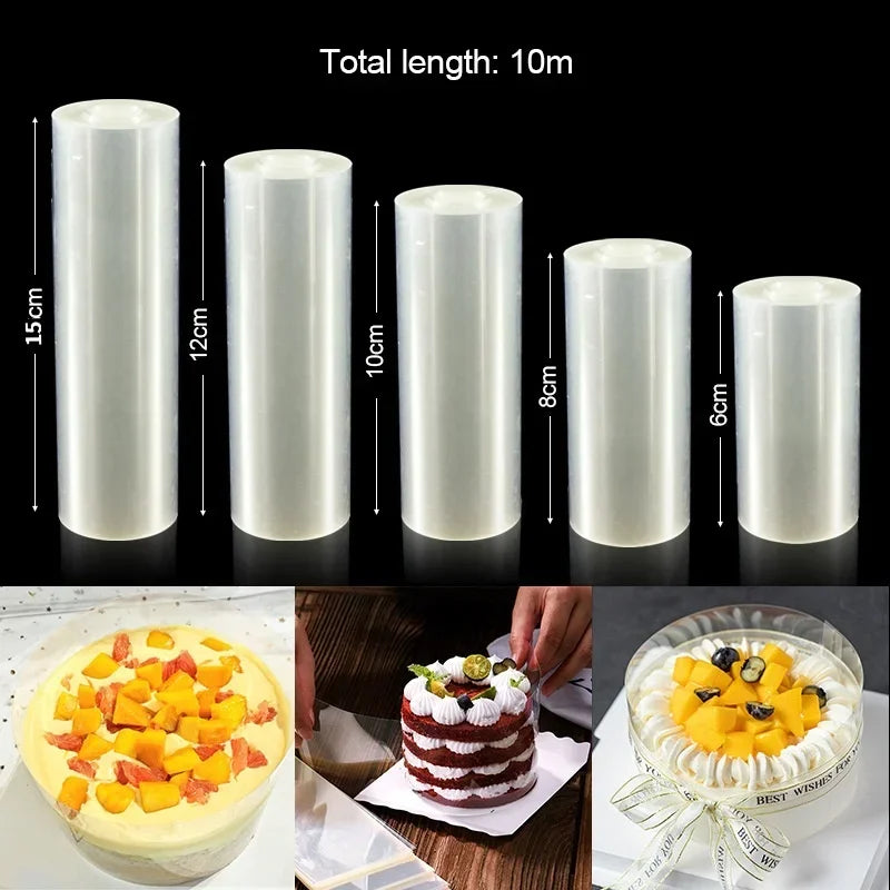 Cake Collars Transparent Mousse Cake Surround Film Acetate Cake Collar