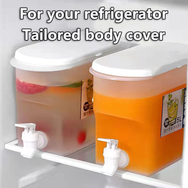 3.5L Water Kettle With Faucet Beverage Dispenser Cold Juice Lemonade