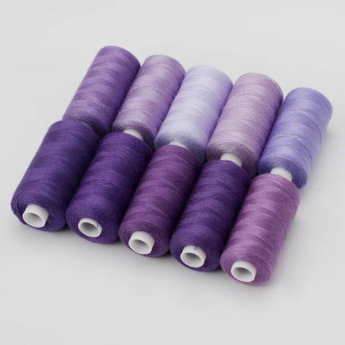 1 Set OF 10 Rolls Polyester 402 Sewing Thread For Manual and