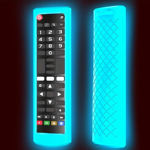 Luminous Silicone Remote Control Cover for LG AKB Series, Non‑Slip